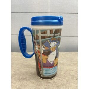 Walt Disney World Buzz Lightyear Plastic Blue‎ Tumbler Refillable Mug